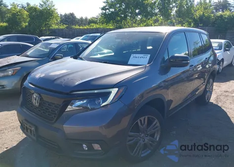 2019 Honda Passport Ex-L из США, поврежденный, VIN 5FNYF8H57KB001649
